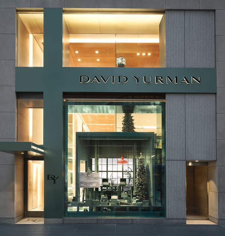 Exterior of David Yurman's 57th Street flagship store.