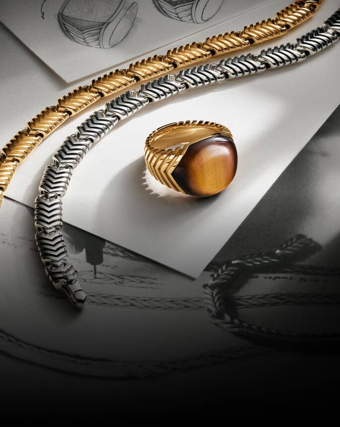 David Yurman Chevron jewelry.