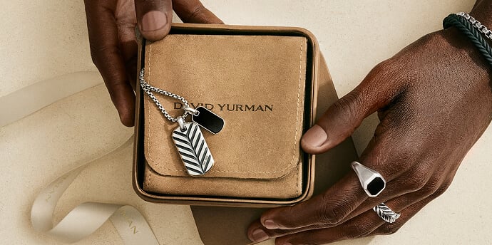 David Yurman jewelry for men.