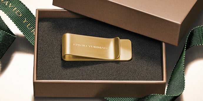 David Yurman money clip.