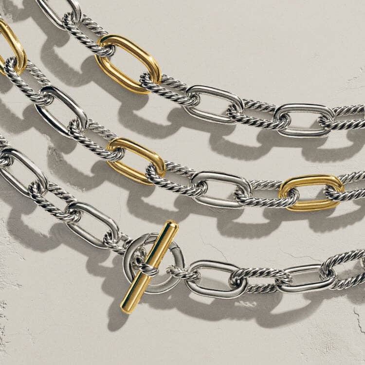 David Yurman Madison chain necklaces.