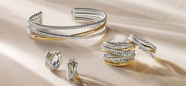 David Yurman  mixed metaled jewelry
