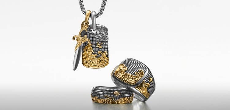 David yurman waves pendant on sale