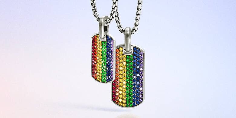 A David Yurman bracelet in support of the Trevor Project.