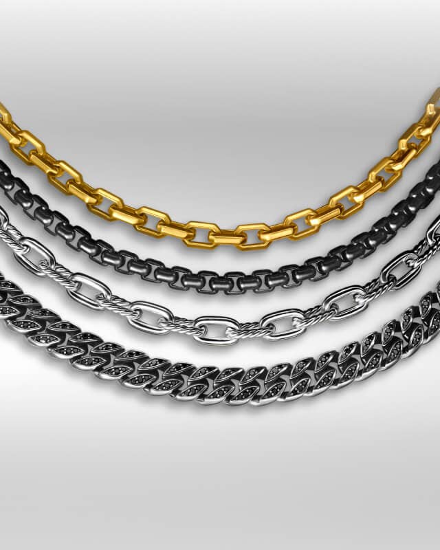 Shop David Yurman necklaces for men.