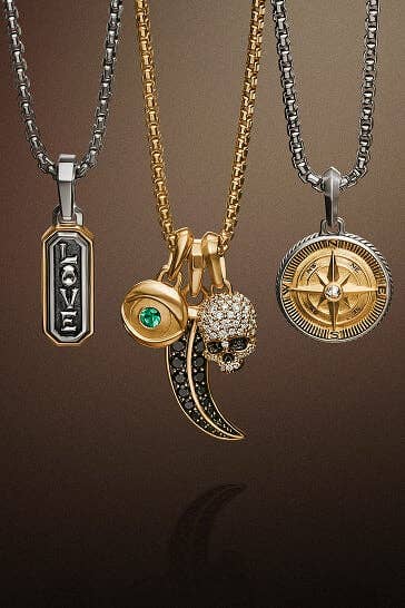 David Yurman Pendants for men.