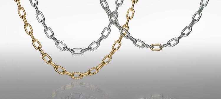 David Yurman Madison collection jewelry for men.