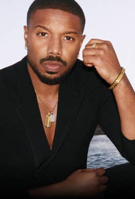 Michael B. Jordan dans la campagne Chevron de David Yurman.