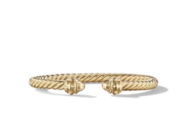 shop renaissance bracelet in 18K yellow gold.