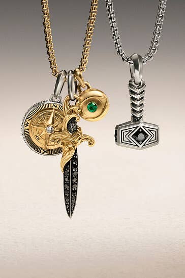 David Yurman Pendants for men.