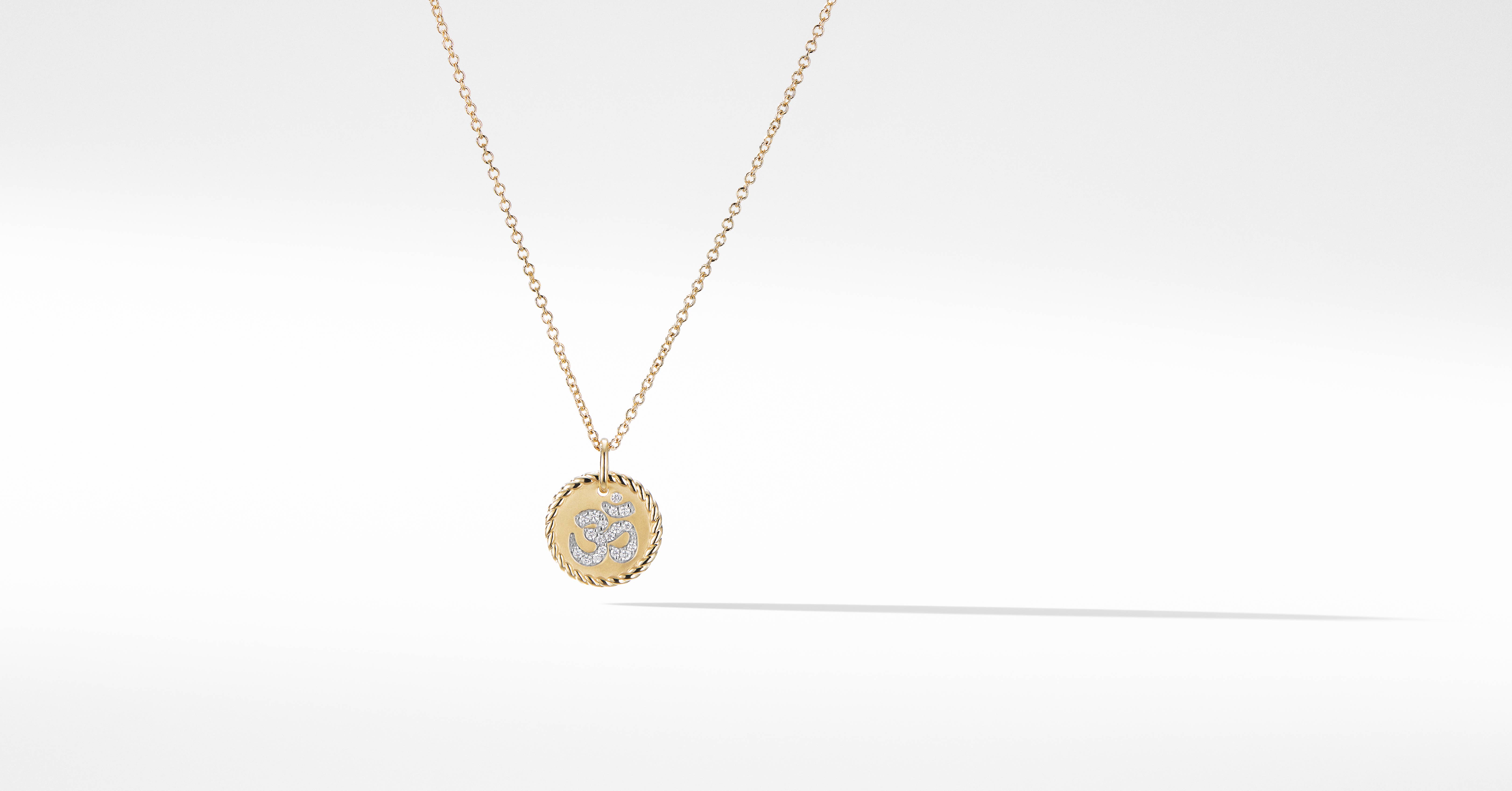 Cable Collectibles® Om Necklace in 18K 
