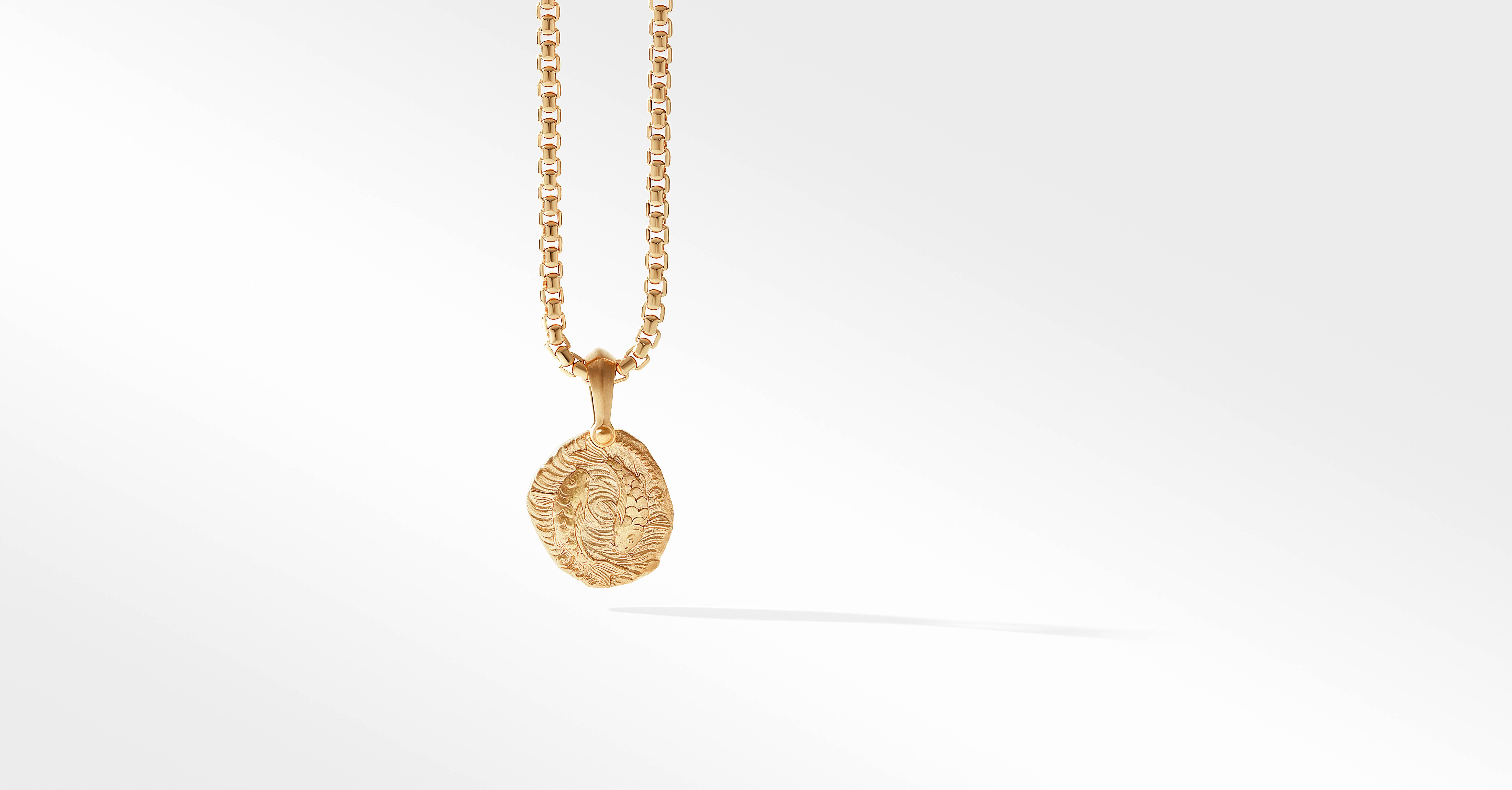 David Yurman | Pisces Amulet in 18K Yellow Gold