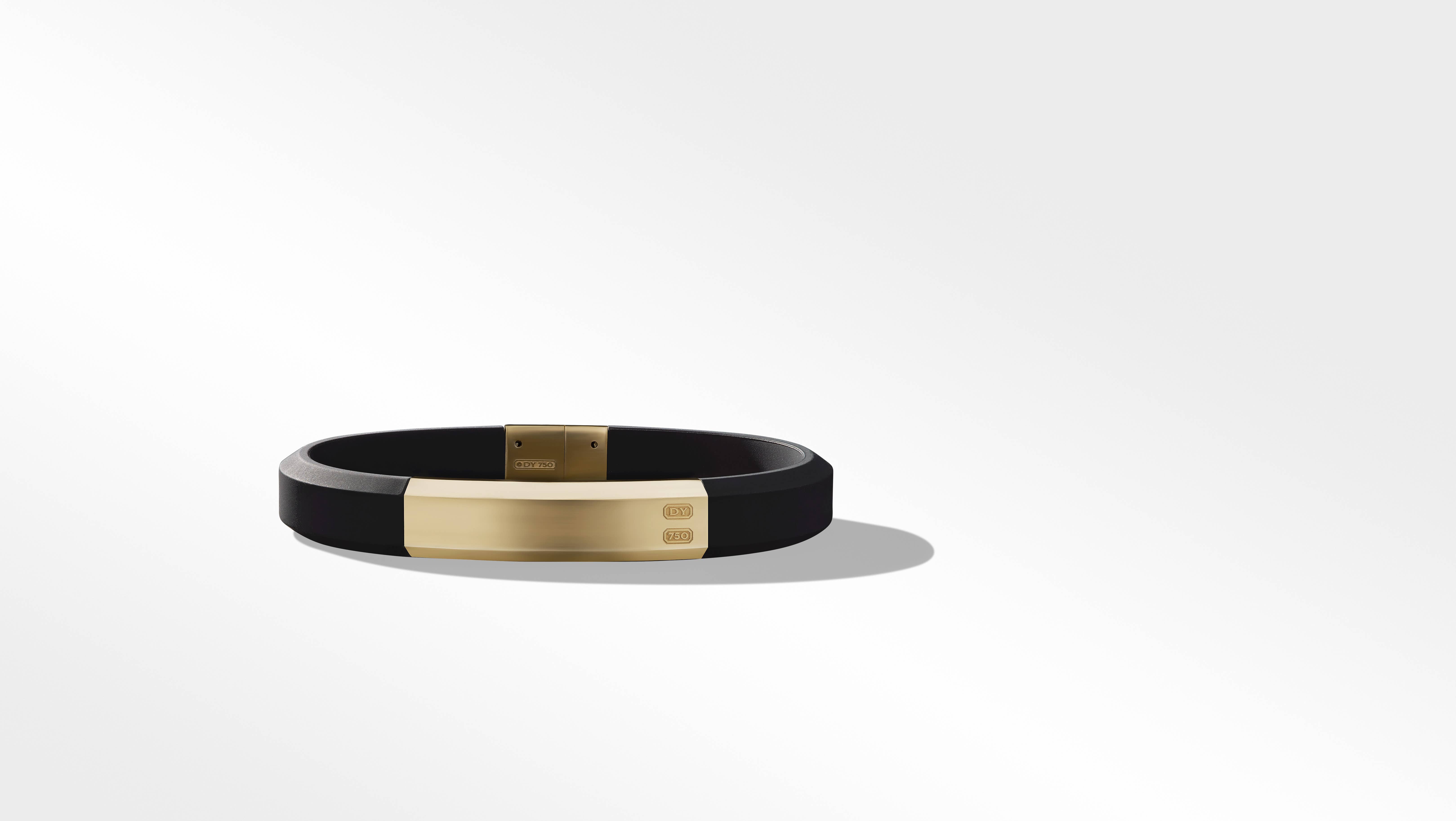 Share 147+ rubber bracelet with gold latest - kidsdream.edu.vn