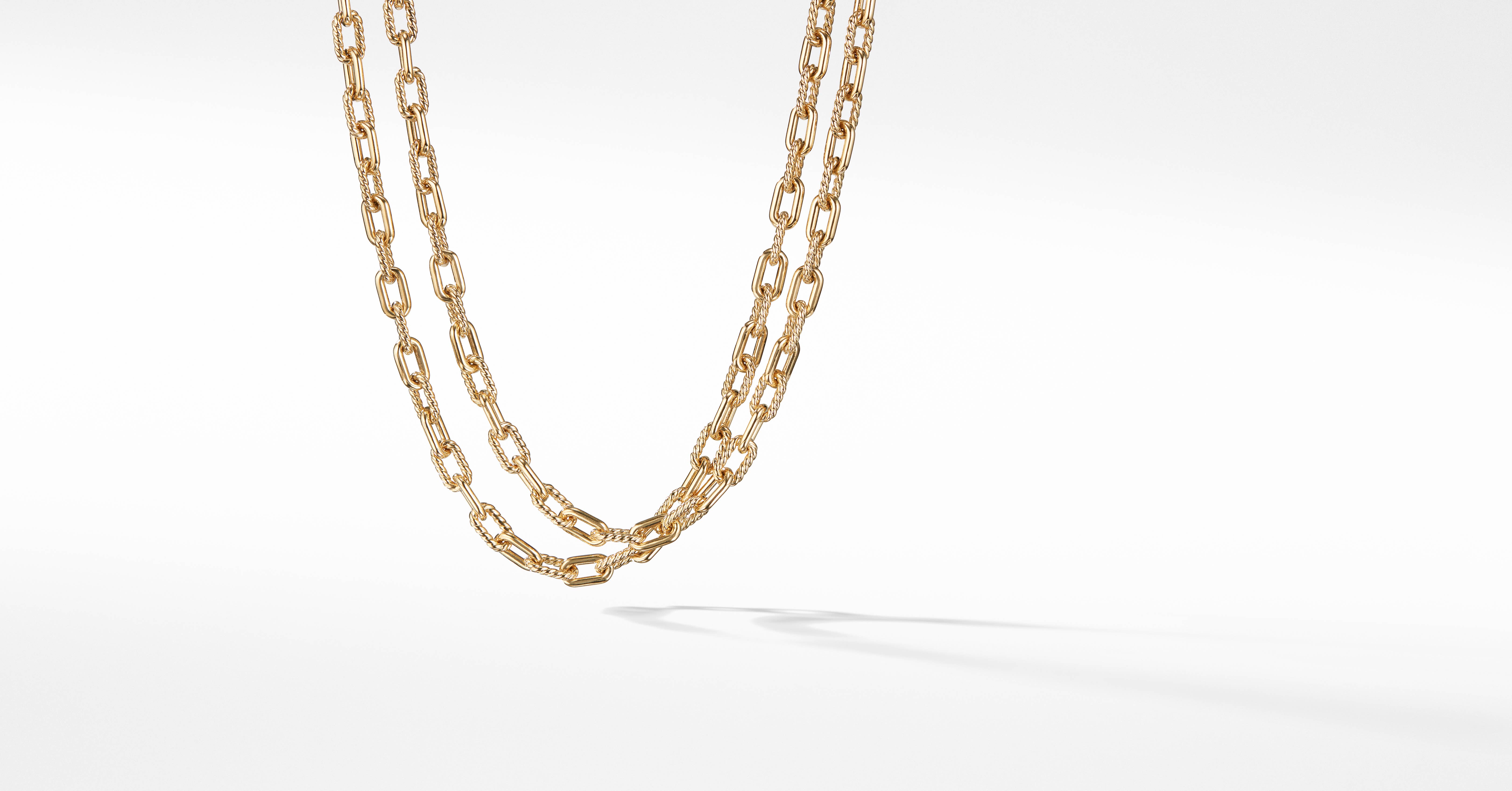 DY Madison Chain Bold Necklace in 18K 