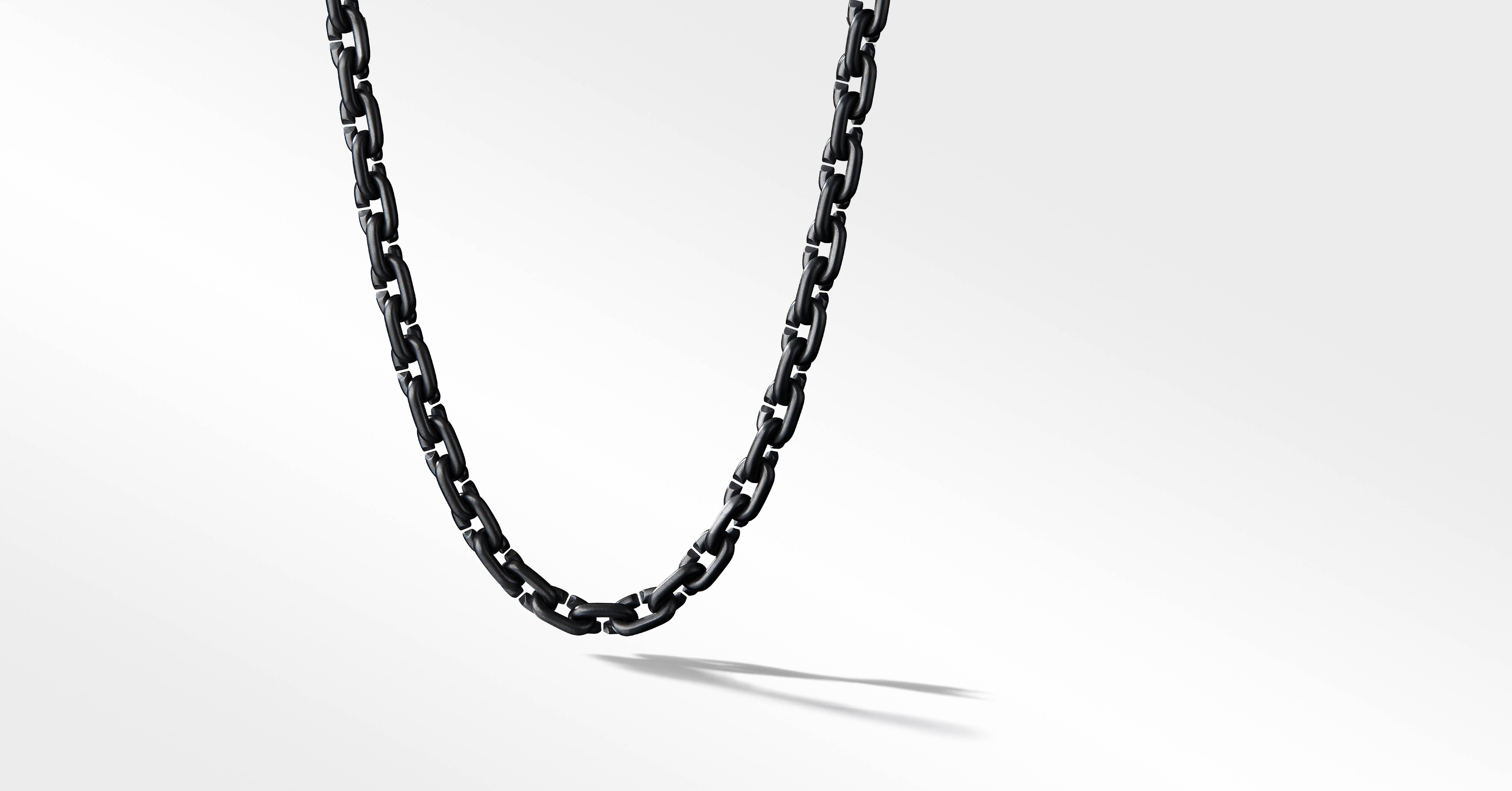Chain Links Necklace with Black 