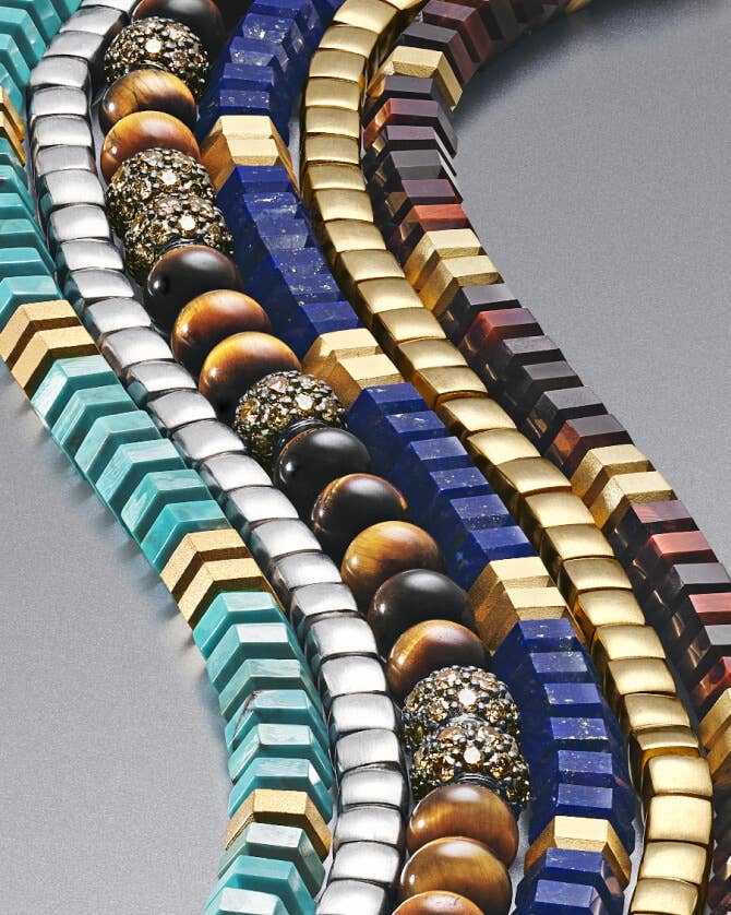 David Yurman Spiritual Beads jewelry collection for men.
